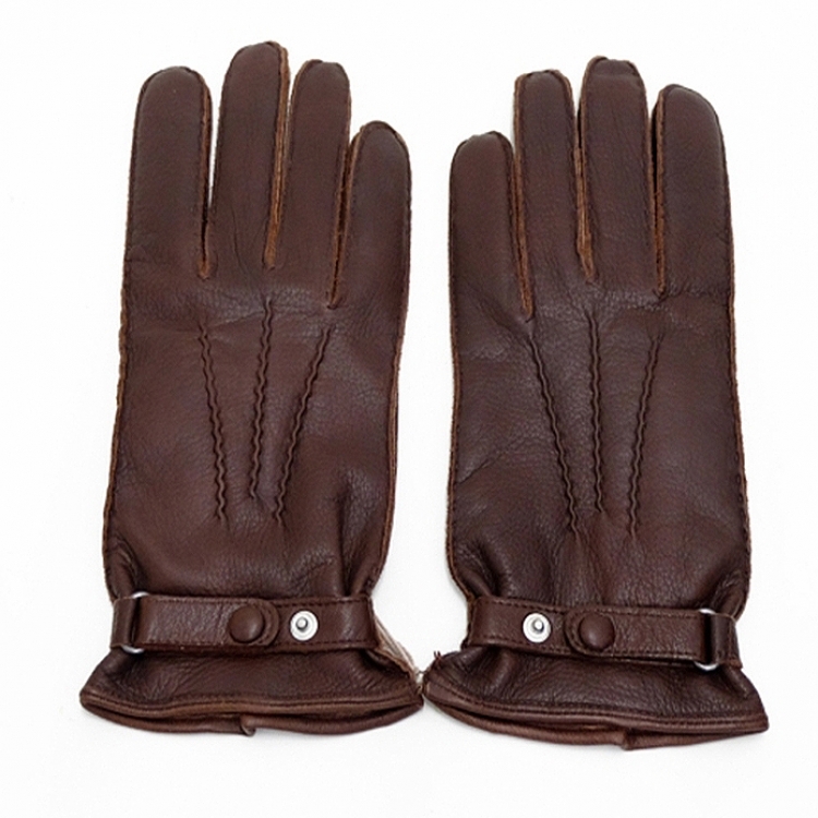 Leder Herrenhandschuh, dunkelbraun