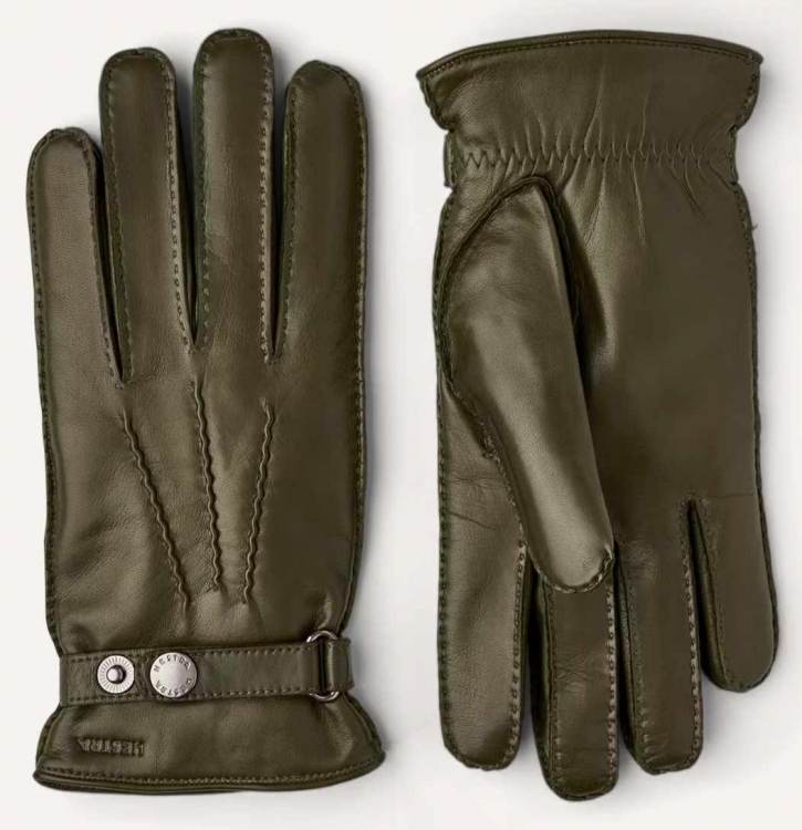 Wildleder Herrenhandschuh, gr�n