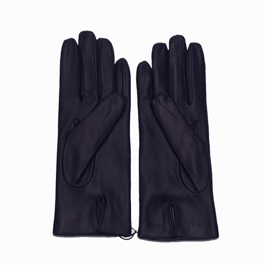 Leder Damenhandschuh, dunkelbau