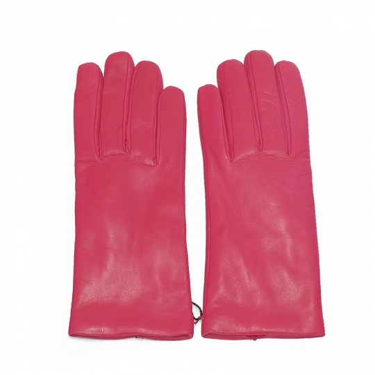 Leder Damenhandschuh, pink