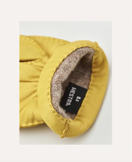 Herren Hirschlederhandschuh, gelb