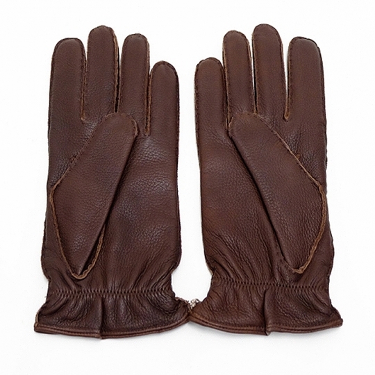 Leder Herrenhandschuh, dunkelbraun