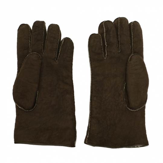 Wildleder Herrenhandschuh, dunkelbraun